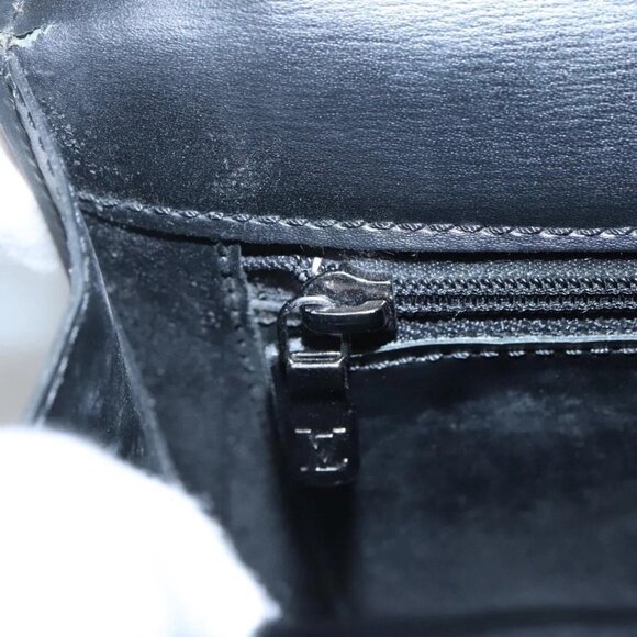 LOUIS VUITTON Epi Pochette Arche Shoulder Bag Black Noir M52572 LV Auth KD014 - Picture 10 of 16